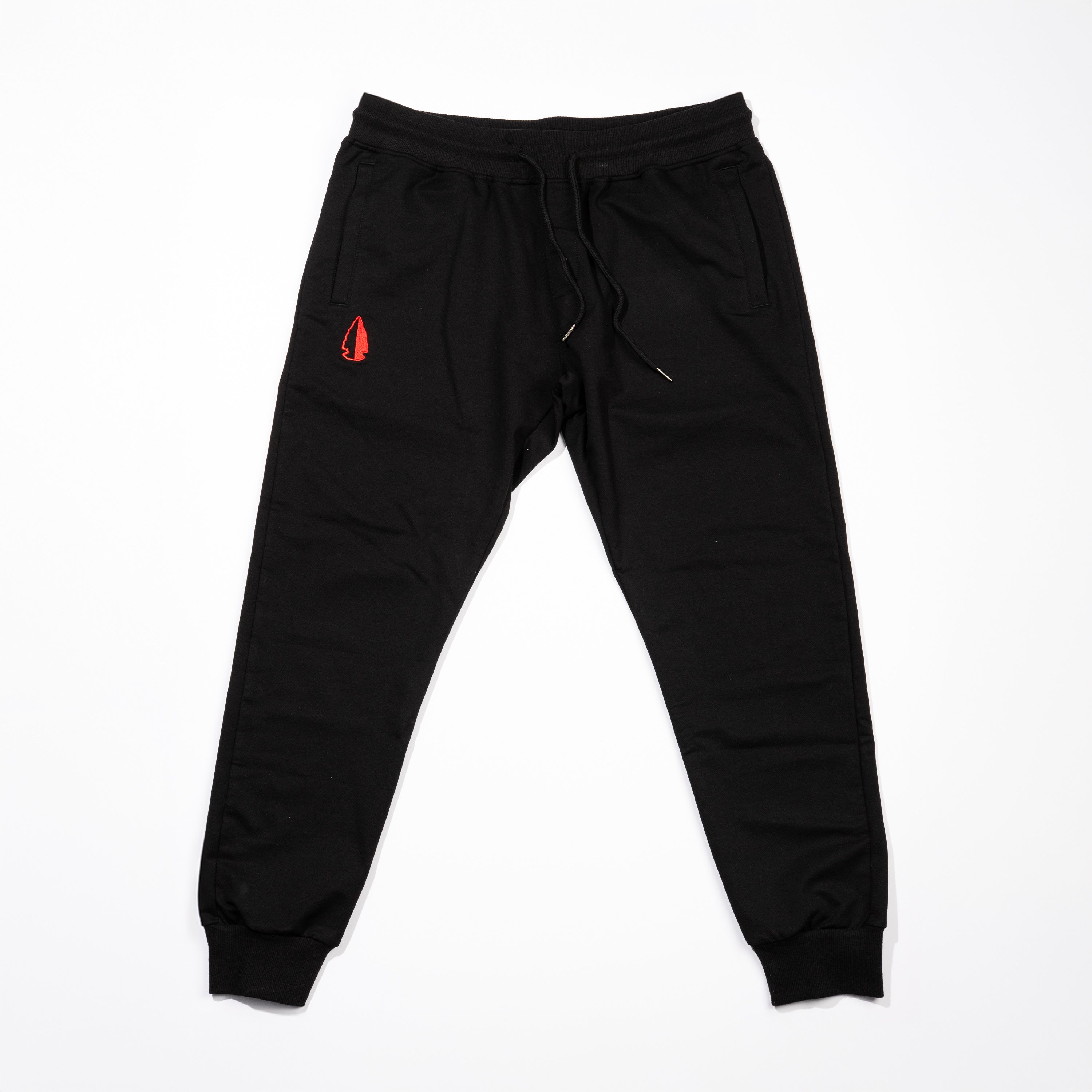 Mid-Weight Jogger - Black and Blood