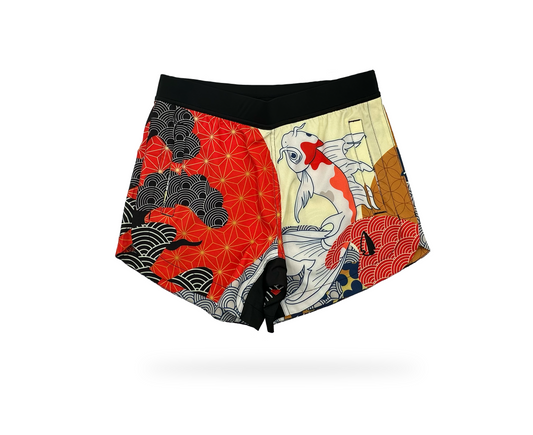 Women's V2 Athletic Shorts -  Oriental Koi