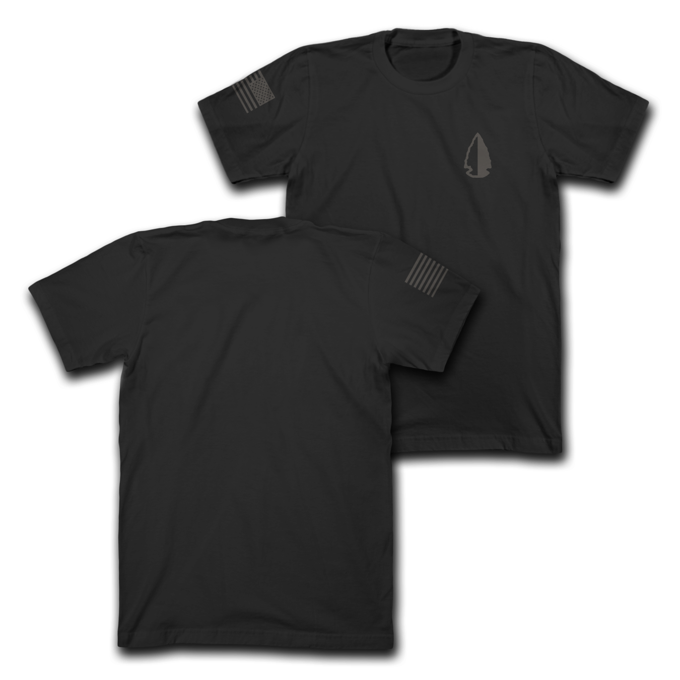 Team T-Shirts - Coral & Murdered Out