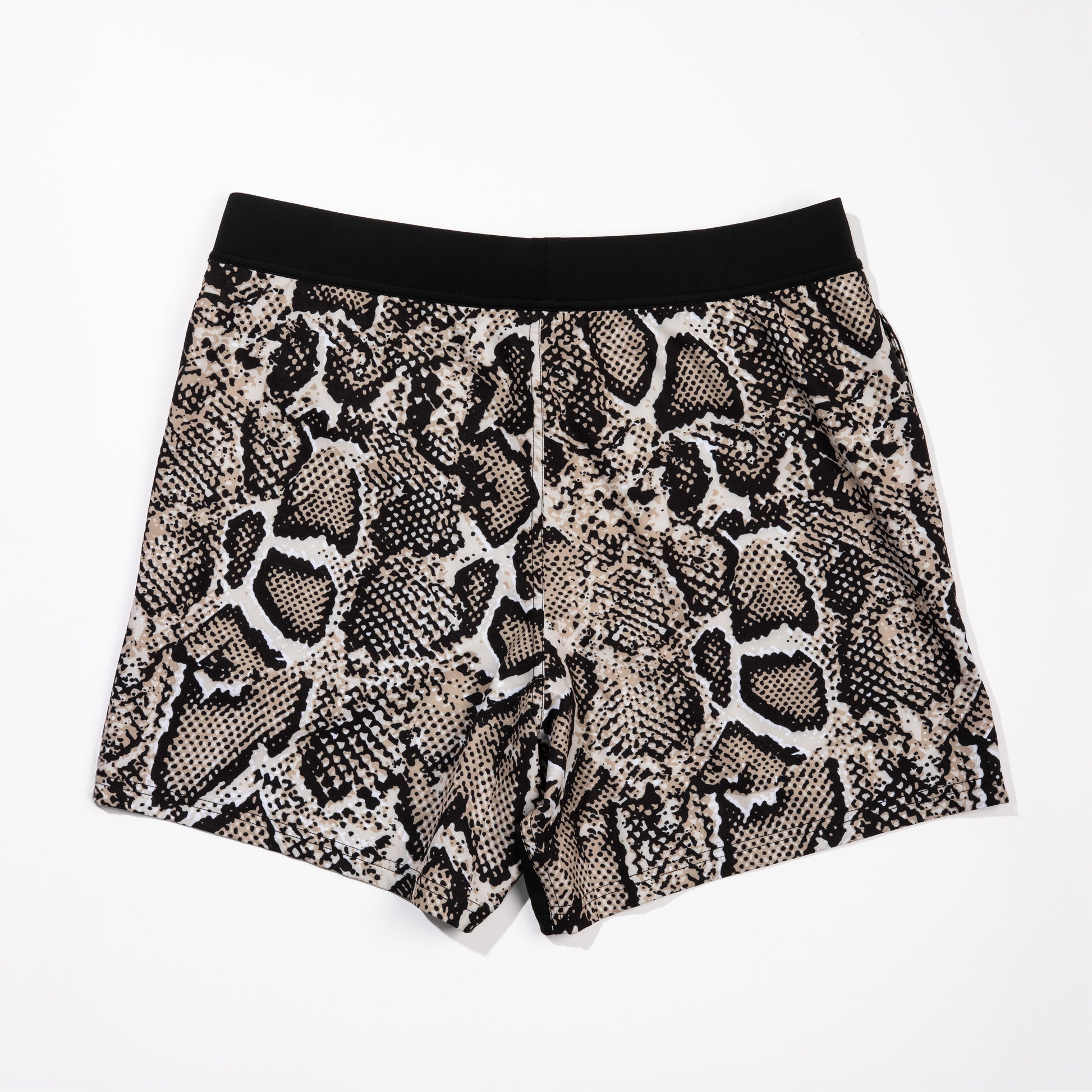 THF Athletic Shorts - White Snake