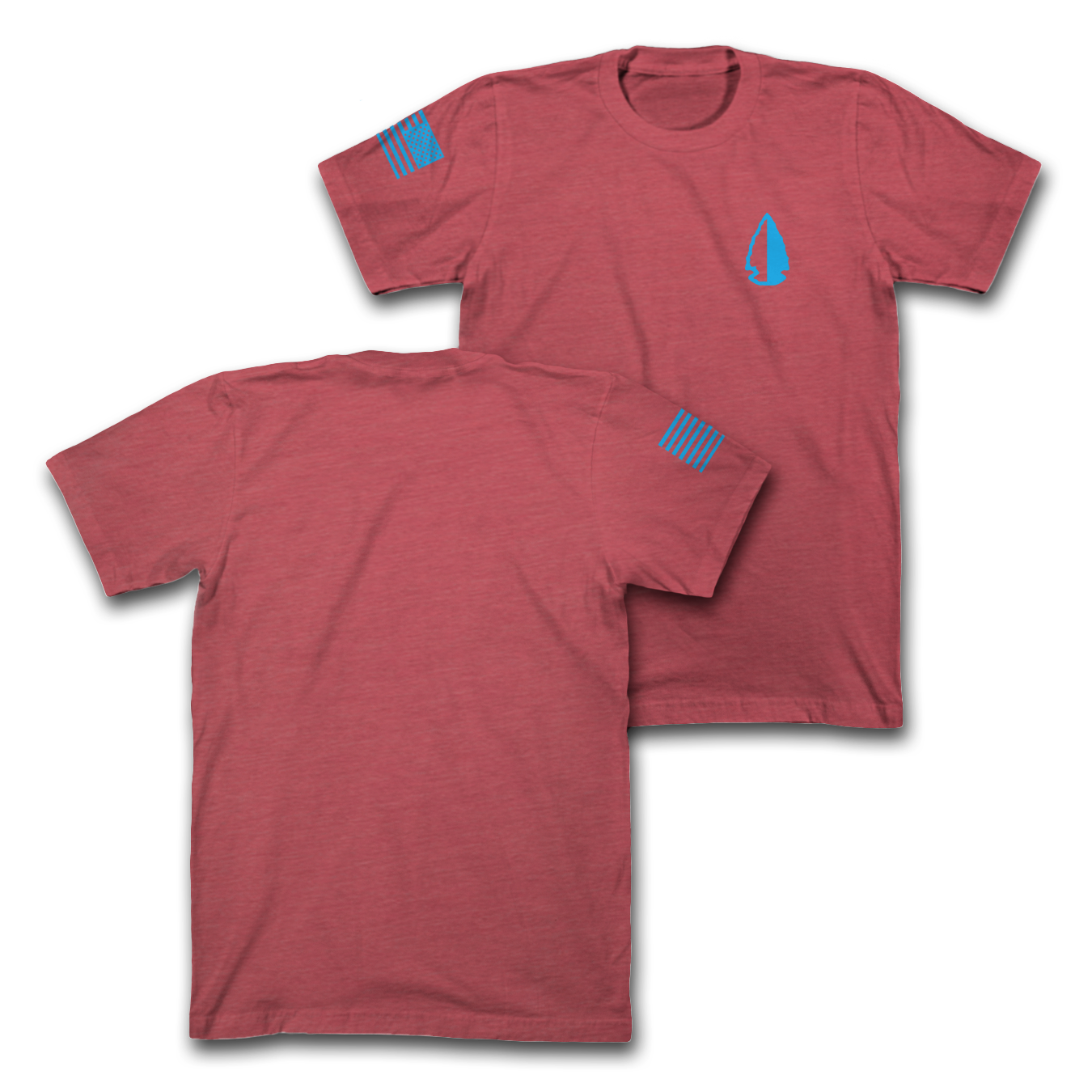 Team T-Shirts - Coral & Murdered Out