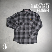 THF Flannel Black/Grey