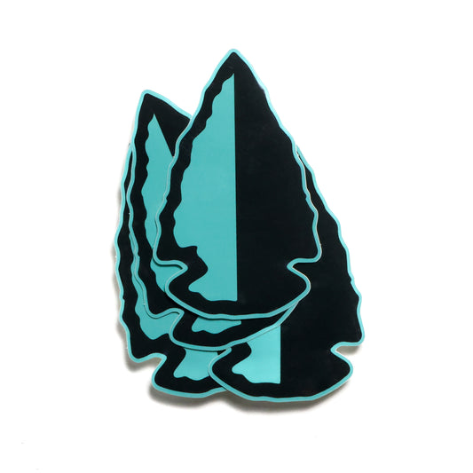 3.5" Teal Arrowhead