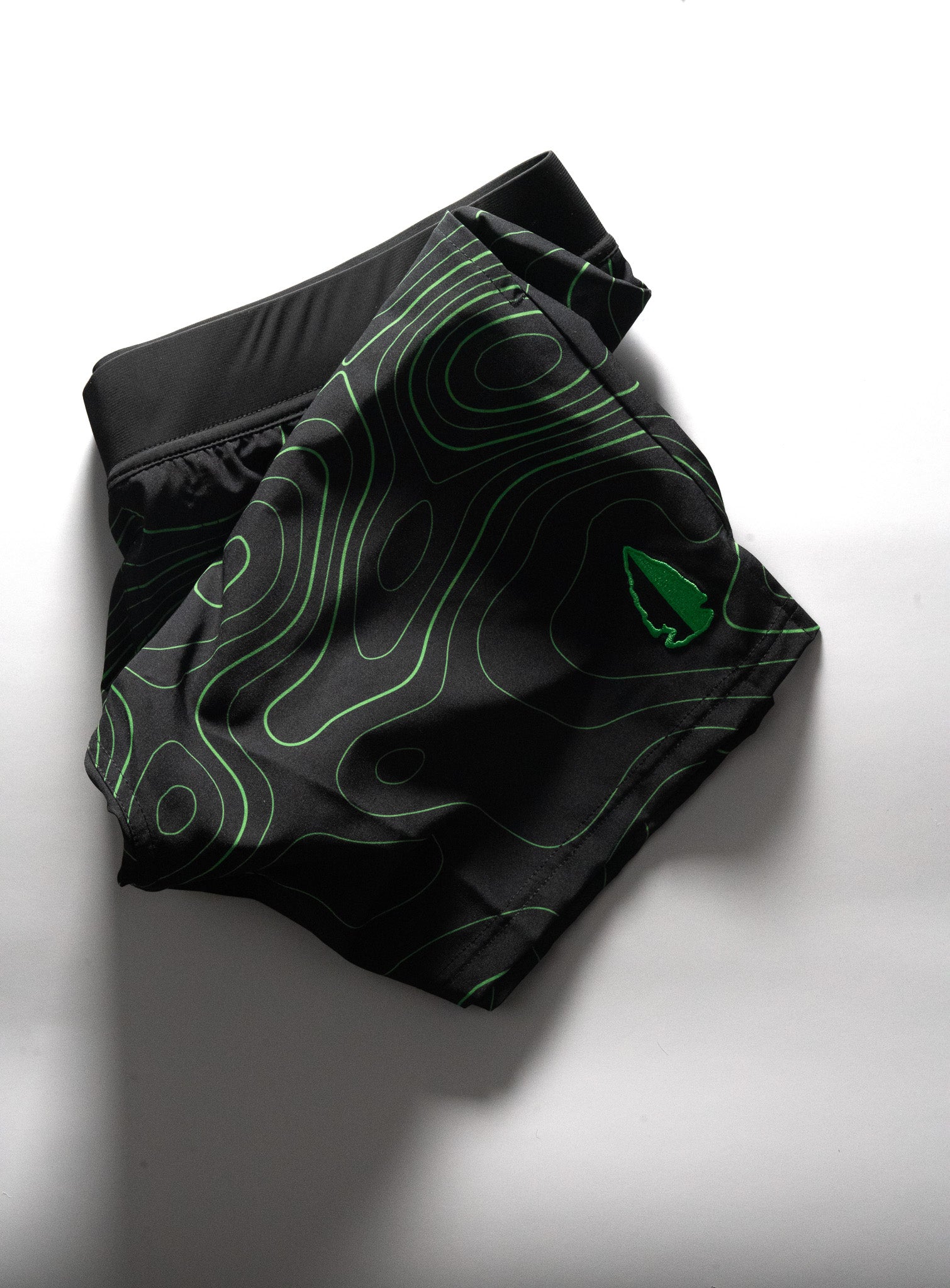 Women's V2 Athletic Shorts - Lime Topo