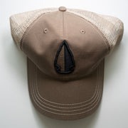 Richardson OSFM Mid Profile Trucker Cap Tan/Black Logo