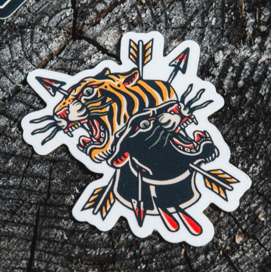 The Dos Tigres Mini-Decal