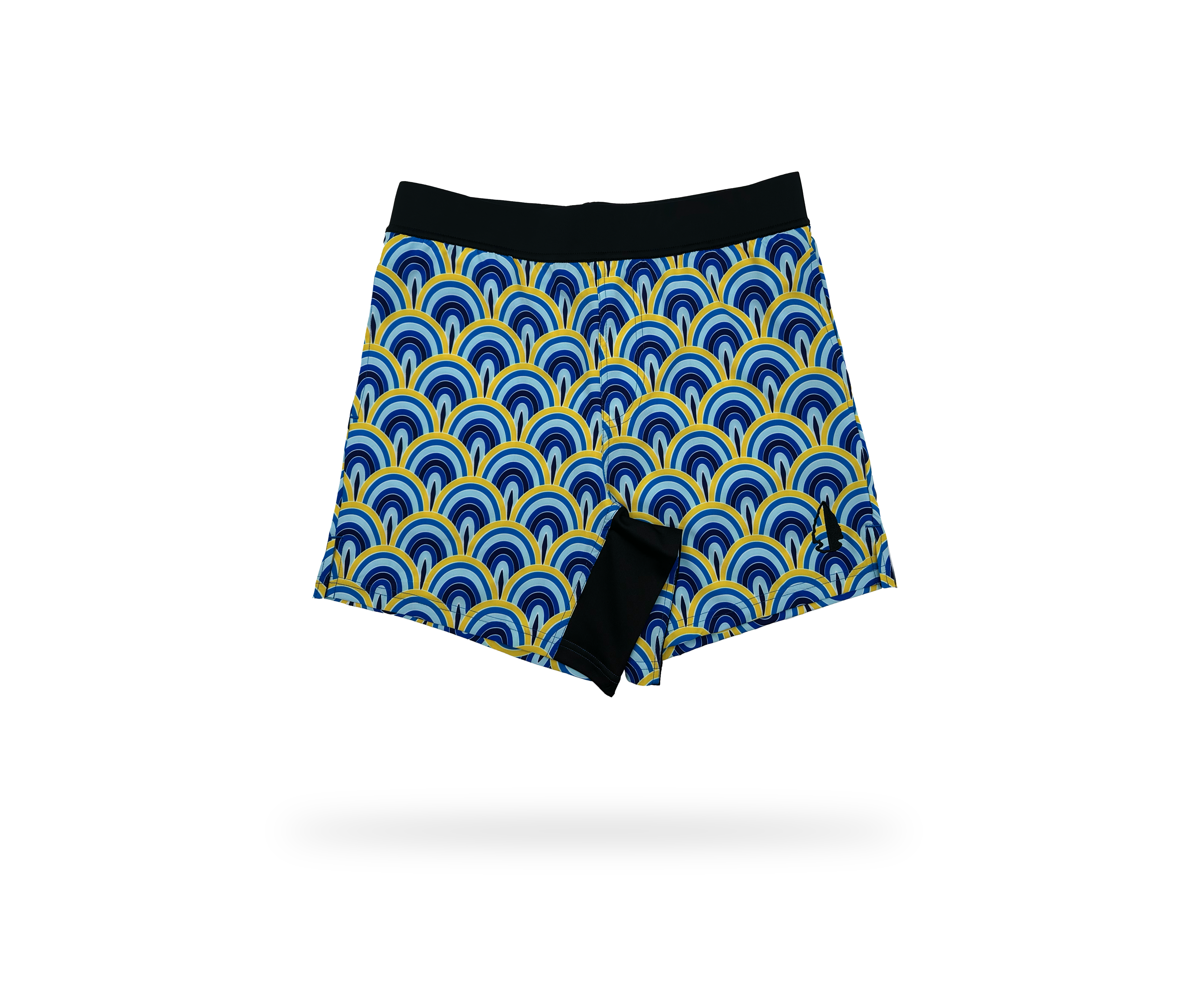 THF Athletic Shorts - Peacock Feather