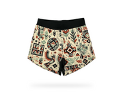 Women's V2 Athletic Shorts - Petroglyphs