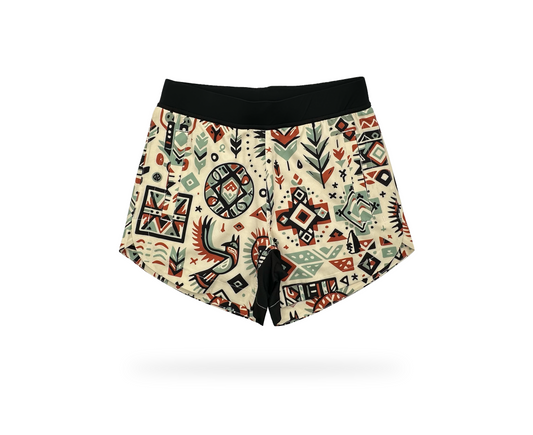 Women's V2 Athletic Shorts - Petroglyphs