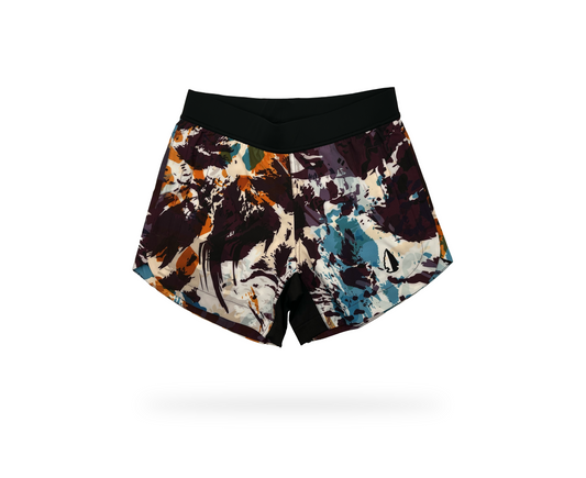 Women's V2 Athletic Shorts - Tejas Grunge