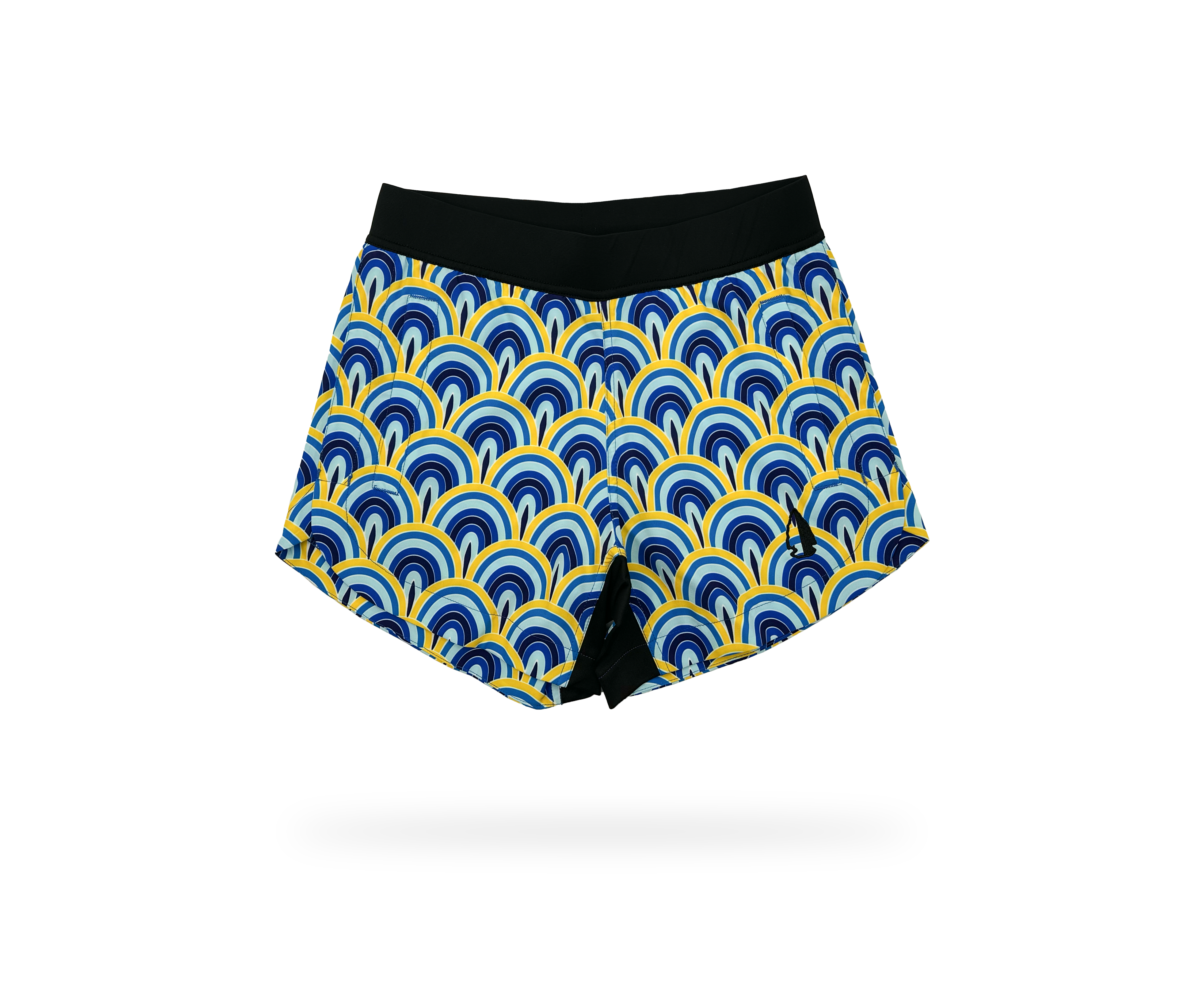 Women's V2 Athletic Shorts - Peacock Feather