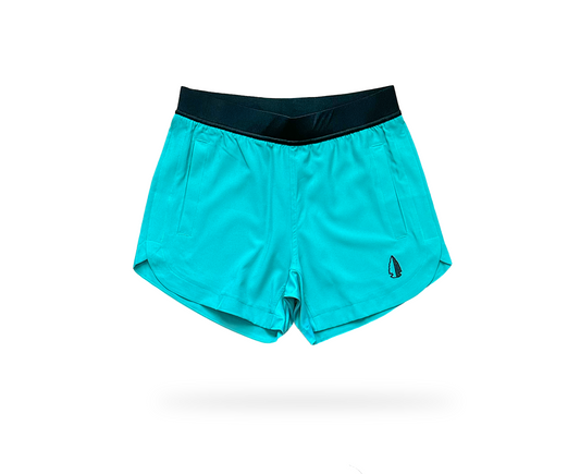Women's V2 Athletic Shorts - Turquoise