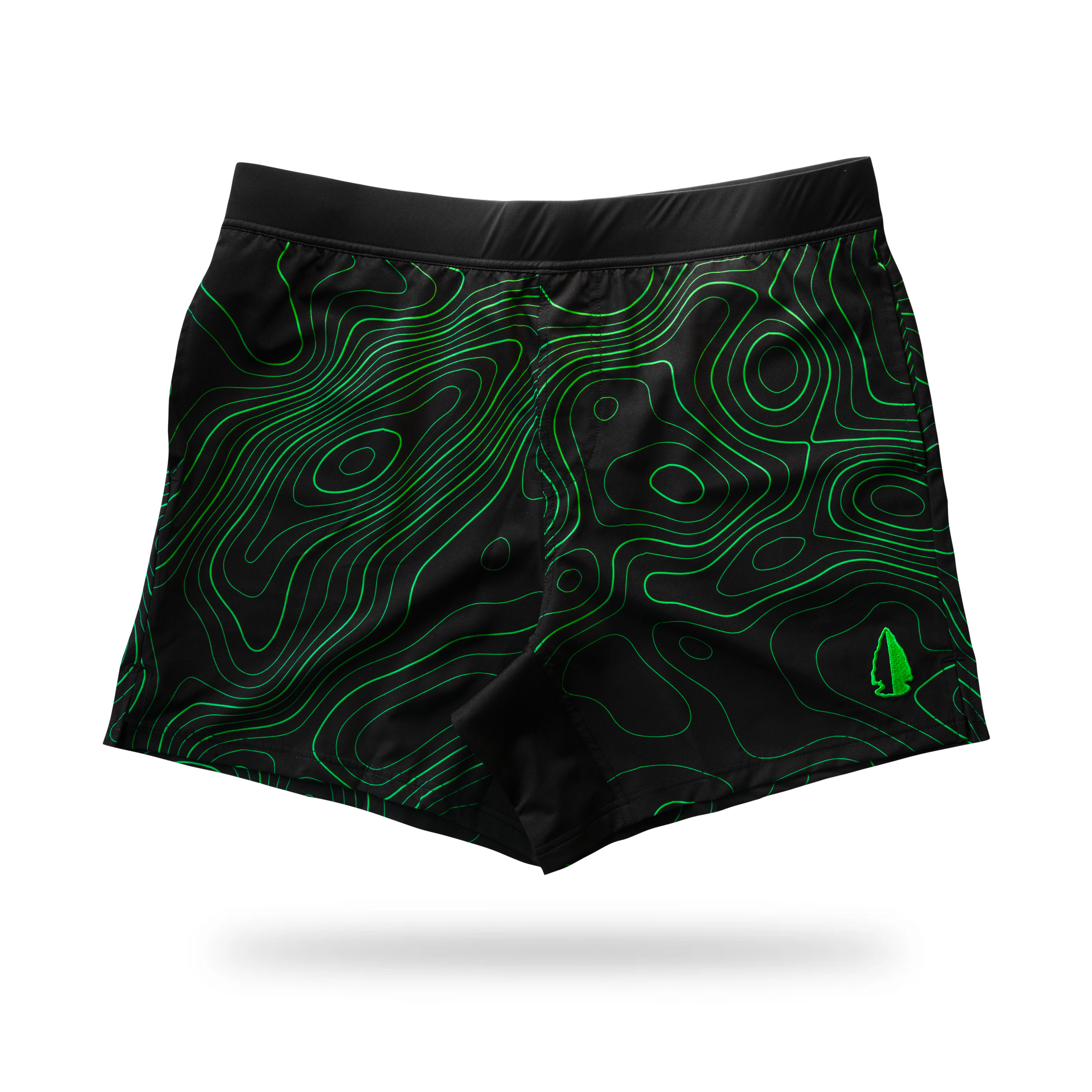 THF Athletic Shorts - Lime Topo