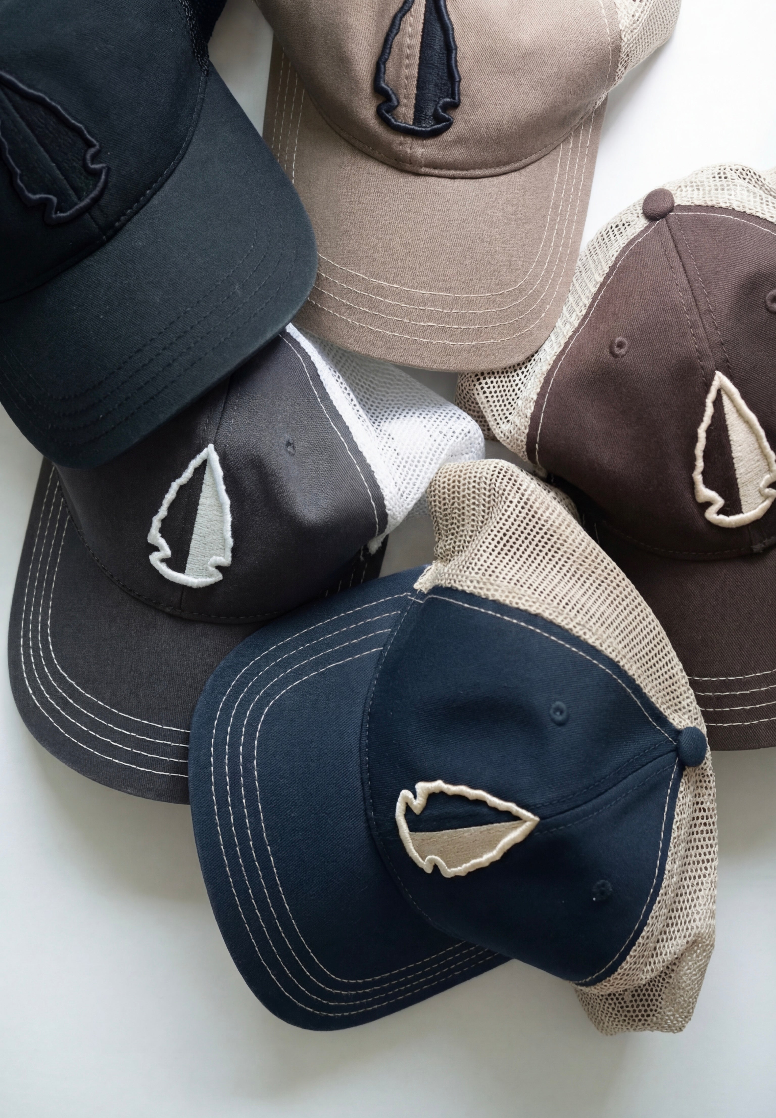 Richardson OSFM Mid Profile Trucker Cap Brown/ Khaki Logo