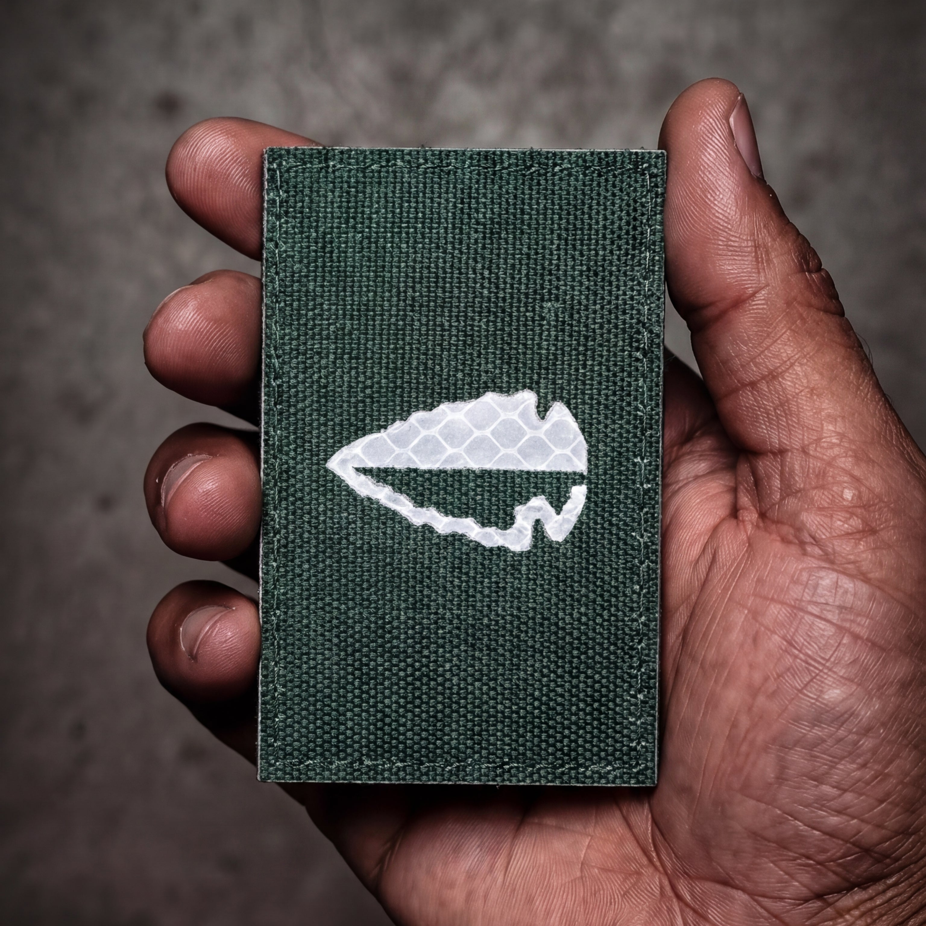 Mil Green Identification IR Patch