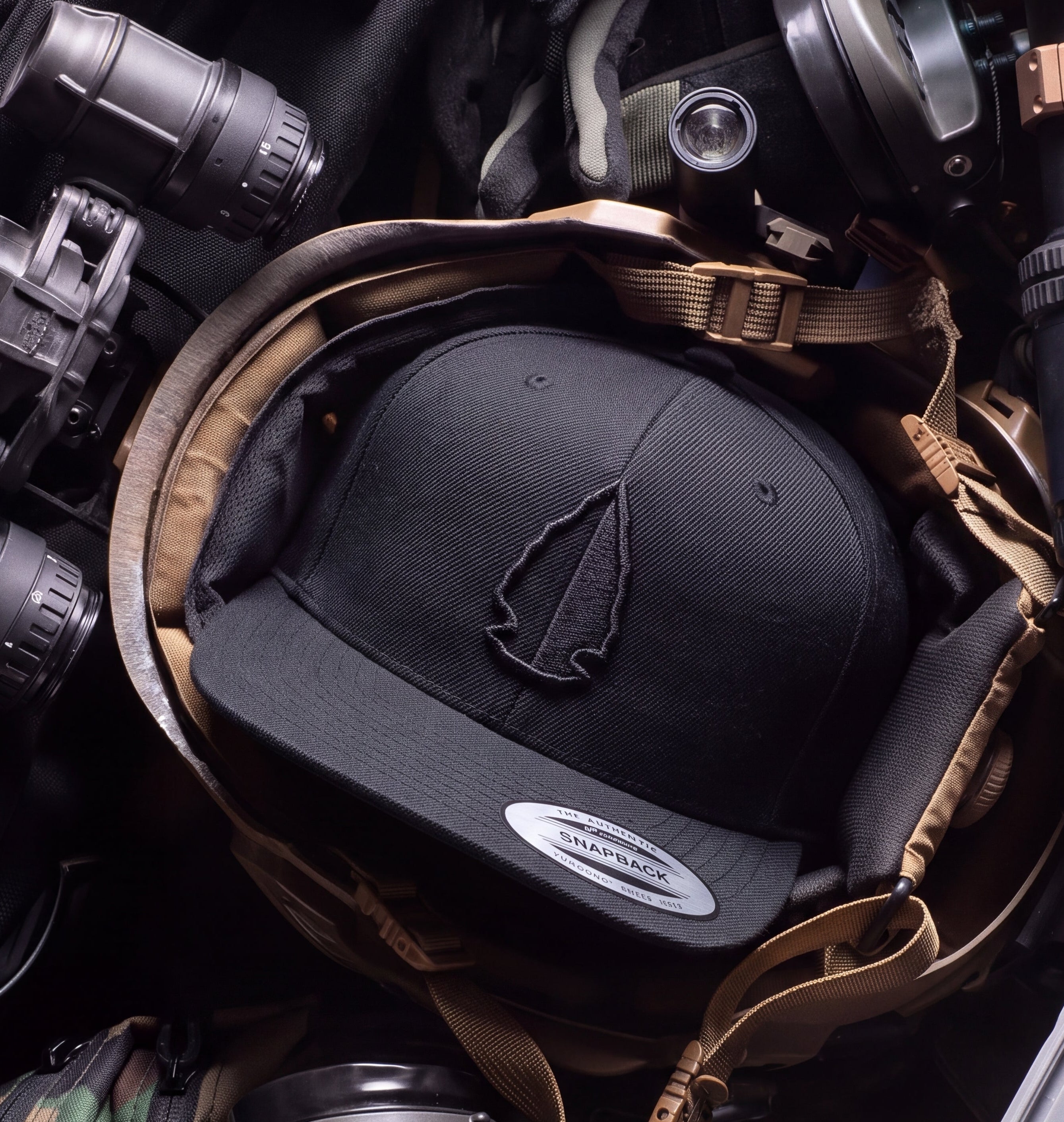 Murdered Out Yupoong Snapback