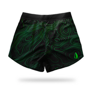 Women's V2 Athletic Shorts - Lime Topo