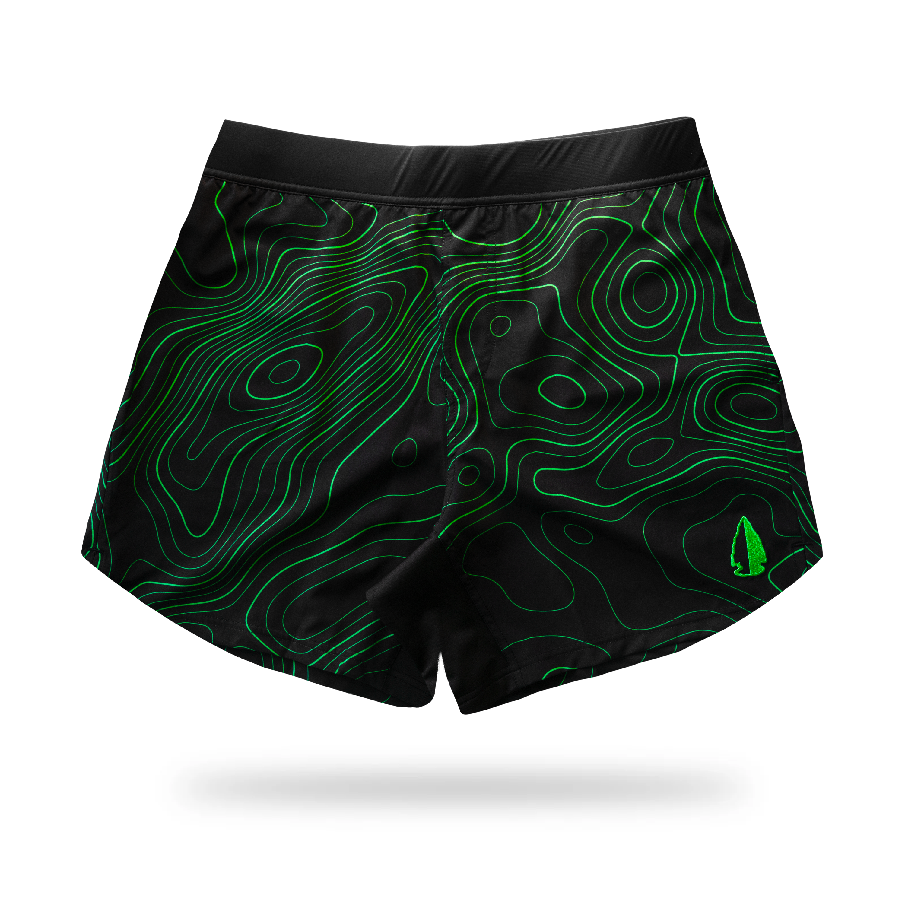 Women's V2 Athletic Shorts - Lime Topo