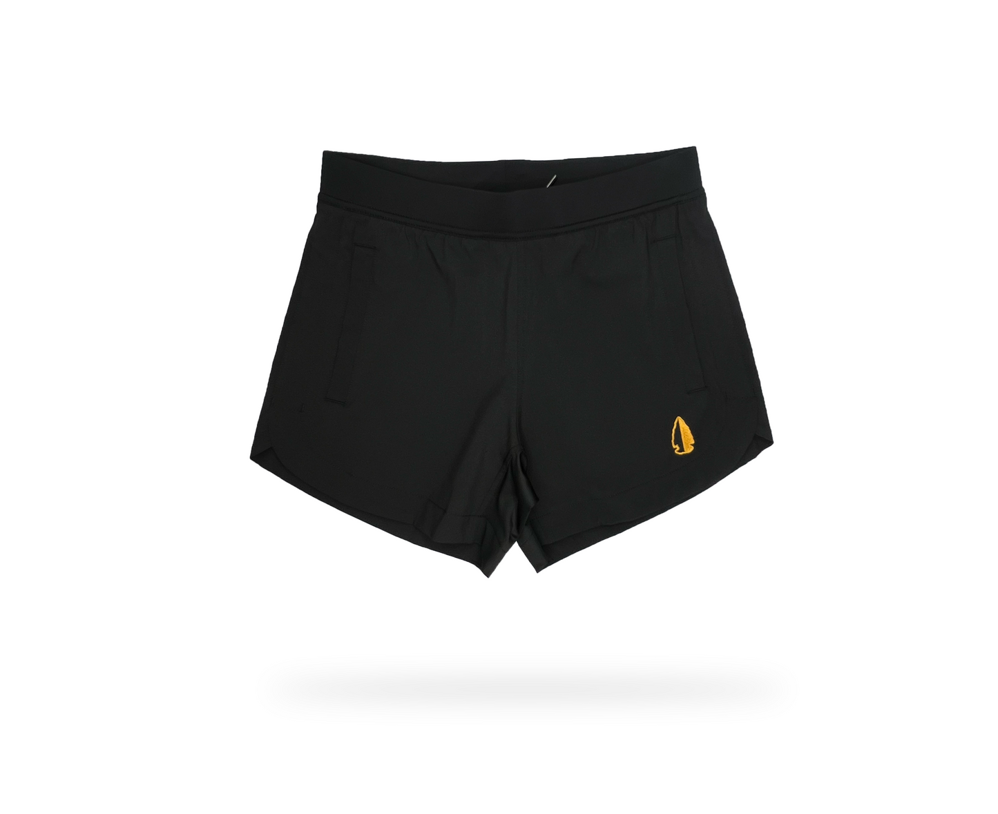 Women's V2 Athletic Shorts - Black and Gold