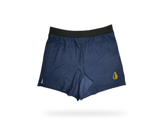 THF Athletic Shorts - Navy Blue & Gold
