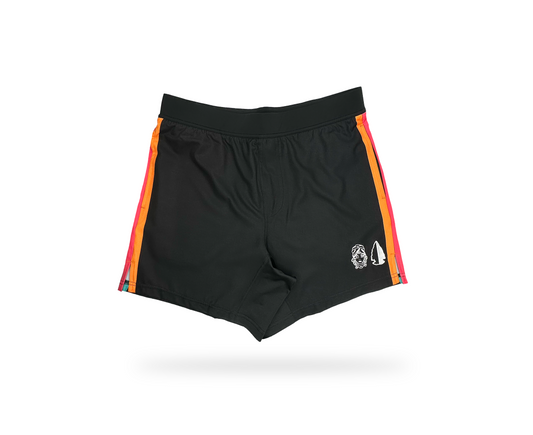 THF Athletic Shorts - Fiesta Black