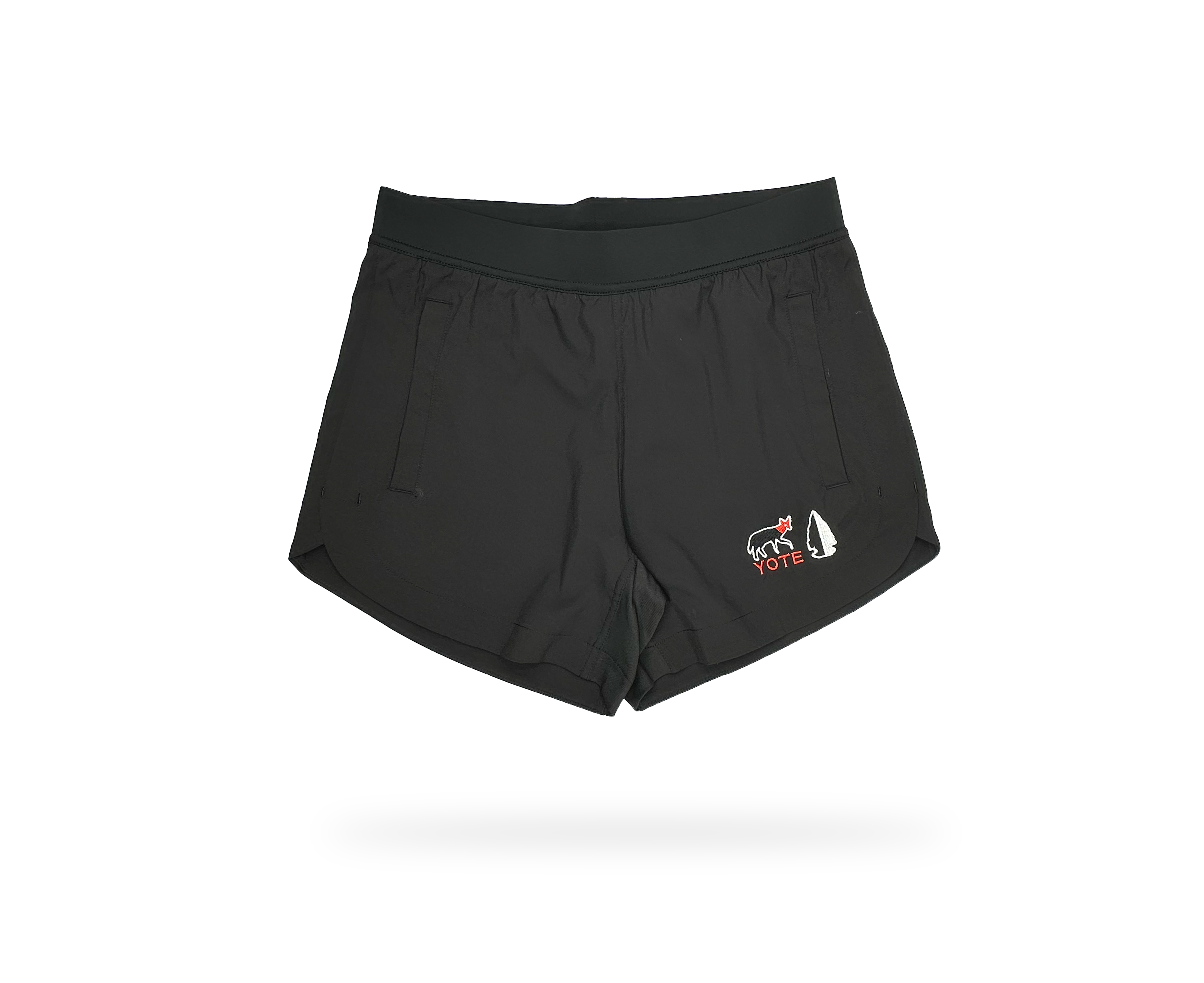 Women's V2 Athletic Shorts - YOTE Black