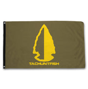 Gold & Olive Battle Flag