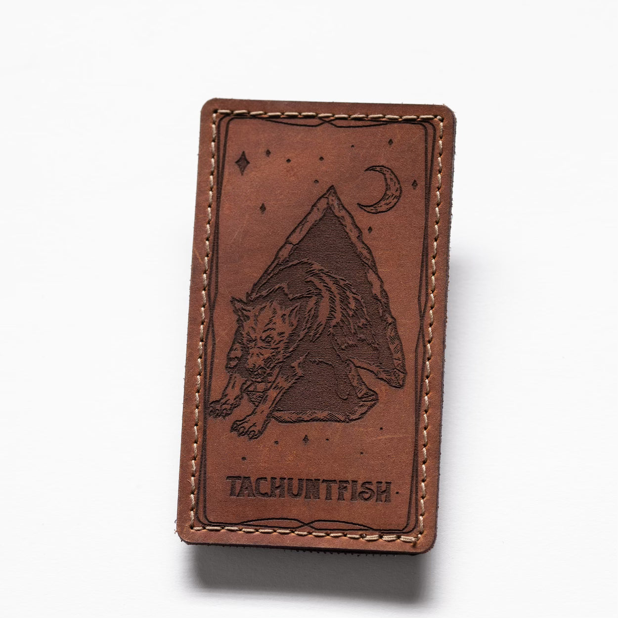 Leather Wolf Tarot Patch