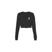 Black L/S Crop Fleece