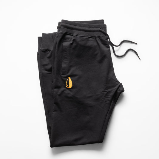 Mid-Weight Jogger - Black / Gold