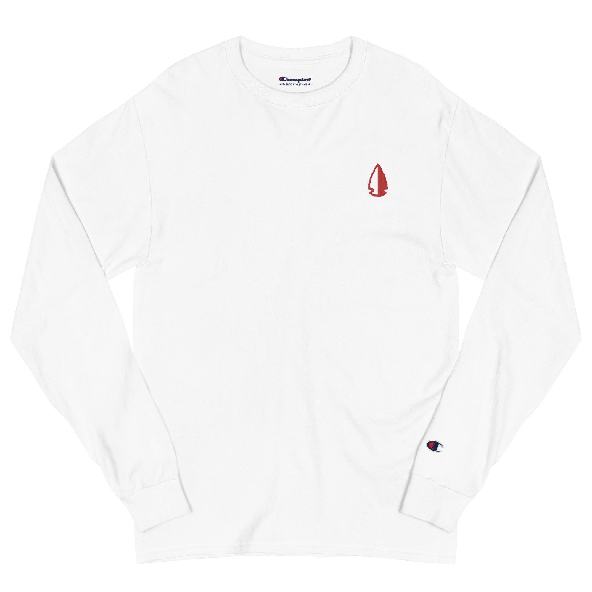 White champion outlet long sleeve